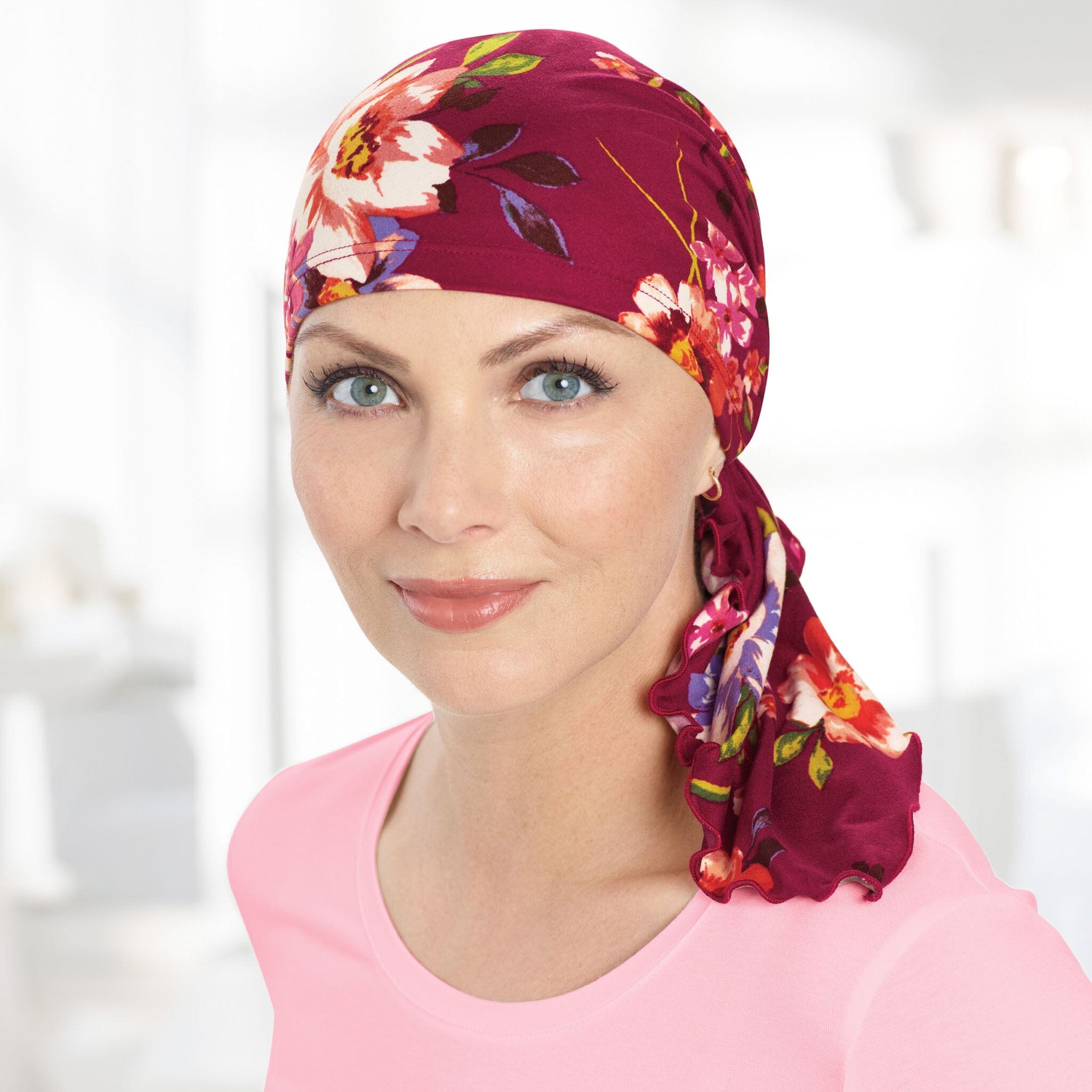 Bella Burgundy Blossom Scarf was ACS