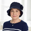 Front view #1006 Rosabella Hat shown in Navy