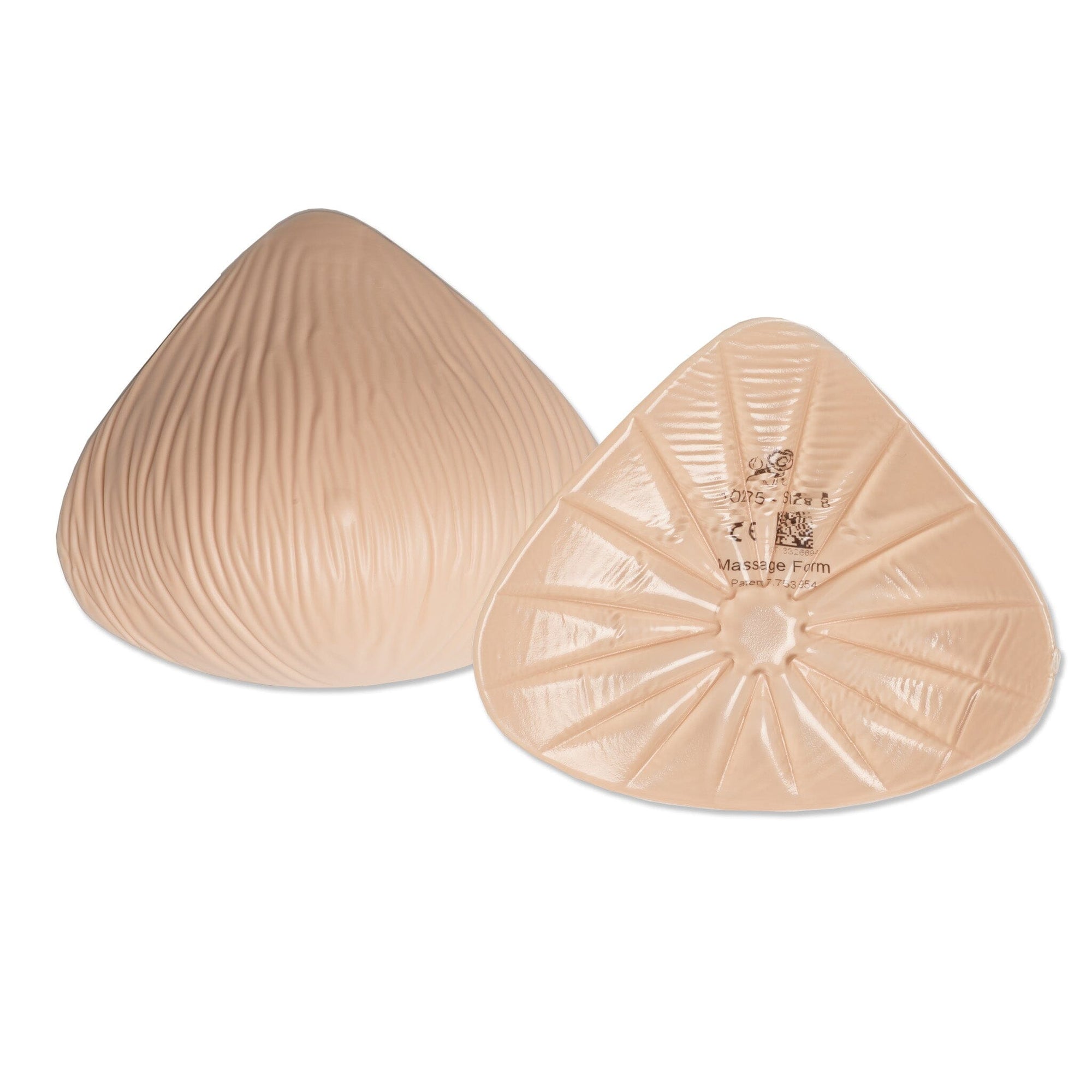 Front and back view #1016 Massage Form® Super-Soft shown in Blush
