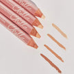 Front view #1026 Highlighter Pencil by Chella shown in Light, Medium, Dark, and Deep