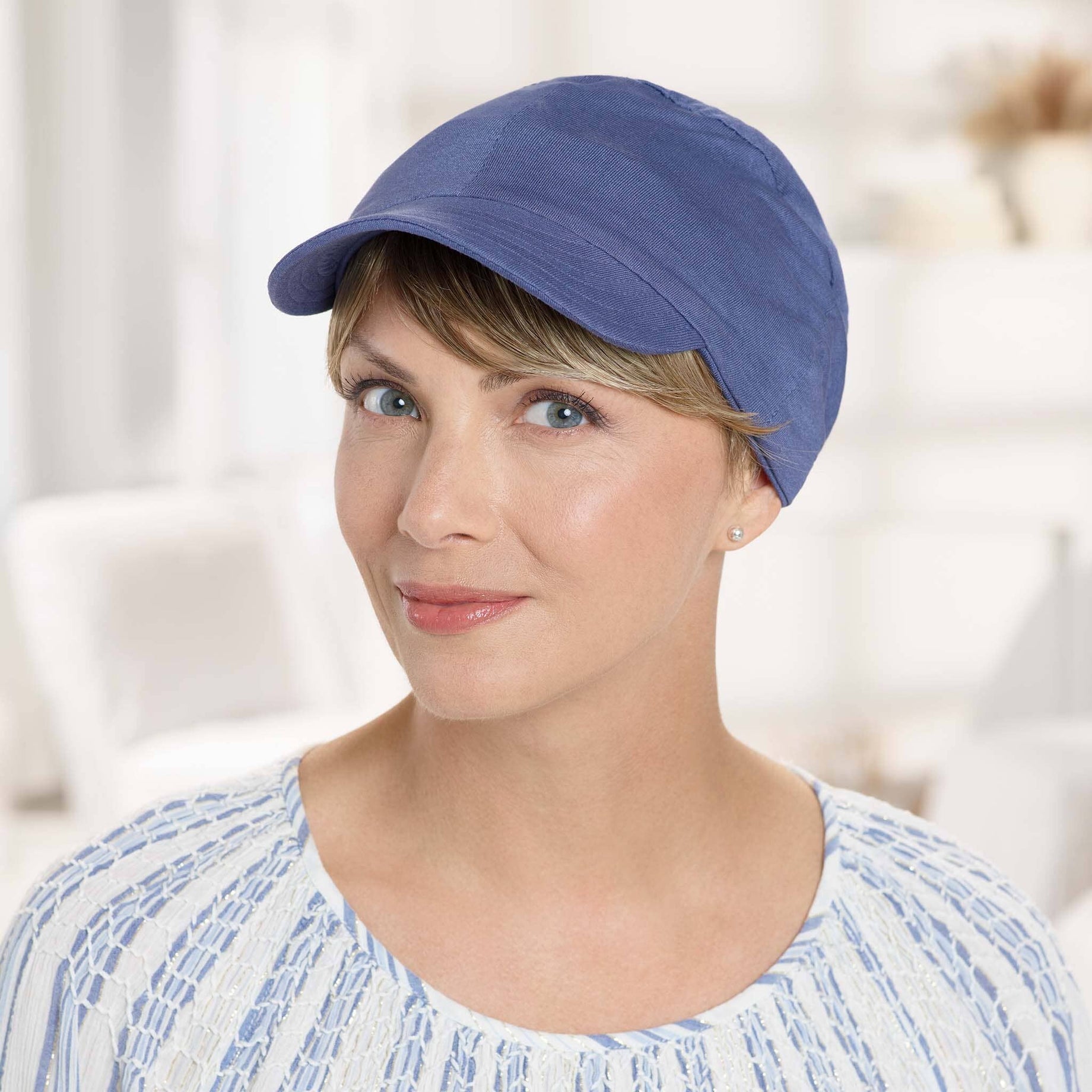 Hair Loss Baseball Caps With Hair For Chemo Patients Wigs