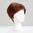 Side view #7696 EverYou™ Claudia Wig shown in (6130) Brown with Red Highlights