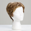 Side view #7696 EverYou™ Claudia Wig shown in (811) Mocha with Golden Highlights