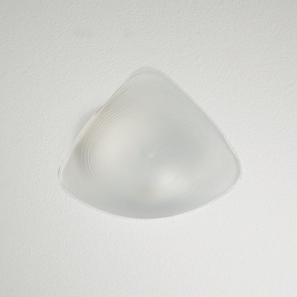 Front view #7840 Silicone Triangle Swim/Exercise Breast Form.