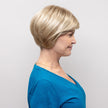 Side view #8043 EverYou™ Arden Wig shown in (1621) Sunkissed Blonde