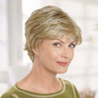 Front view #8516 EverYou Beth Wig shown in (#1621) Sunkissed Blonde