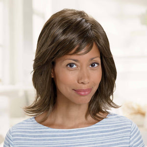 Front view #8536 EverYou Mia Wig shown in (#812) Medium Golden Brown