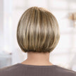 Back view #8538 EverYou Serena Wig shown in (#811) Mocha with Golden Highlights