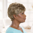 Side view #8544 EverYou™ Brooke Wig shown in (#1226) Brown with Gold Highlights