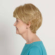 Side view #8548 EverYou™  Isabella Wig shown in #25 Rich Golden Blonde.