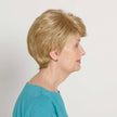 Side view #8548 EverYou™ Isabella Wig shown in #25 Rich Golden Blonde.