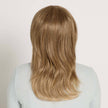 Back view #8549 EverYou™  Violet Wig shown in #14 Light Brownish Blonde.