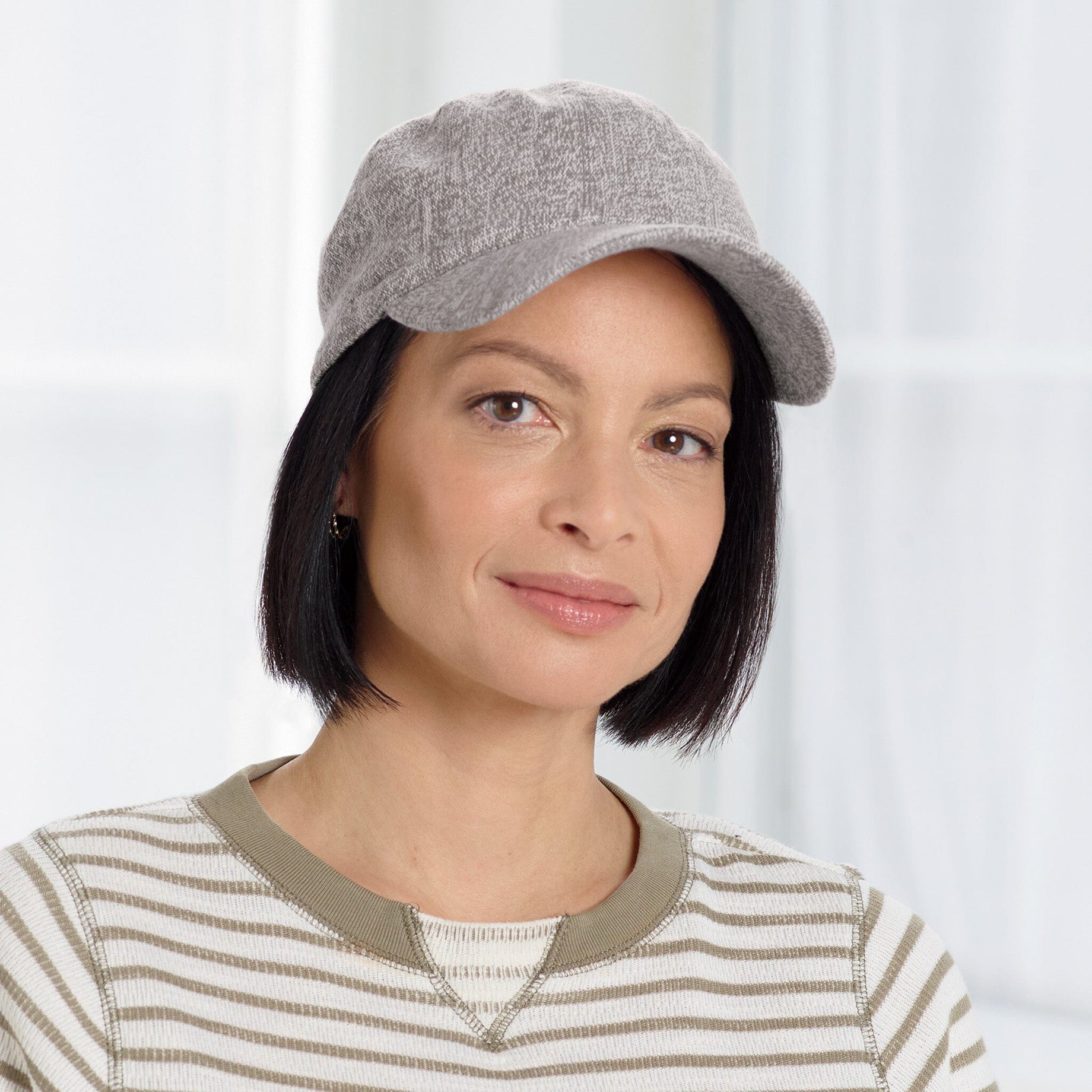 Cotton Knit Baseball Cap was ACS - Main Image