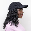 Side view Vivica A. Fox™ CD-Curly Wig shown in (1B) Off Black