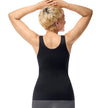 Back view #9933 Amoena® Liane Top shown in Black