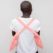 Back view #9947 Mastectomy Pillow shown in Coral