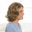 Side view #9955 EverYou™ Hillary Wig shown in (1226) Brown with Gold Highlights