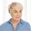 Front view #9972 Eyelet Cap shown in Taupe