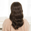 Back view #9973 Synthetic Headband Wig by Encelia® Hair shown in Dark Brown