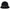 Front view #9974 Wool Felt Cloche with Buckle Trim shown in Black