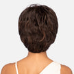 Back view #9978 HMB-Jai Wig by Vivica A. Fox™ shown in (FS4/30) 80 Medium Dark Brown (#4) With 20 Copper Blonde (#30) Frost