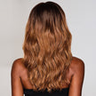 Back view #9984 Raquel Welch® Balayage Beauty Wig shown in RL2/31OM Ombré Cinnamon