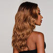 Side view #9984 Raquel Welch® Balayage Beauty Wig shown in RL2/31OM Ombré Cinnamon