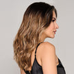 Side view #9984 Raquel Welch® Balayage Beauty Wig shown in RL4/15OM Ombré Pecan
