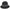 Front view #9995 Metallic Wool Bucket Hat shown in Black
