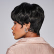 Side view #9999 Kim Kimble® Nia Wig shown in MC1 Caviar