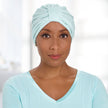 #6020 Ultra-Soft Terry Turban shown in Light Blue