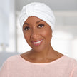 #6020 Ultra-Soft Terry Turban shown in White