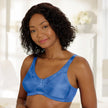 Lace Accent Especially for You Bra - Sapphire Blue