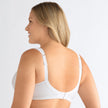 Amoena® Isadora Wire-Free Bra Shown in White-Back View