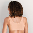 Back view #8528 Amoena® Frances Wire-Free Leisure Bra Shown in Nude