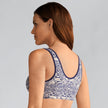 Amoena® Frances Wire-Free Leisure Bra Grey Lace