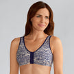 Amoena® Frances Wire-Free Leisure Bra Grey Lace