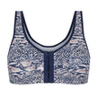 Amoena® Frances Wire-Free Leisure Bra Grey Lace