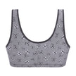 Amoena® Frances Wire-Free Leisure Bra Grey Lace