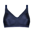 Front view #8722 Amoena® Nancy Wire-Free Bra Shown in Dark Bluew