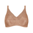 Front view #8722 Amoena® Nancy Wire-Free Bra Shown in Dark Caramel