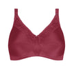 Front view #8722 Amoena® Nancy Wire-Free Bra Shown in Red