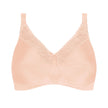 Front view #8722 Amoena® Nancy Wire-Free Bra Shown in Rose Nude