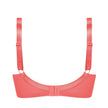 Back view #8722 Amoena® Nancy Wire-Free Bra Shown in Strawberry
