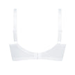 Back view #8722 Amoena® Nancy Wire-Free Bra Shown in White 