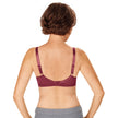 Back view #8722 Amoena® Nancy Wire-Free Bra Shown in Red