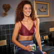 Amoena® Nancy Wire-Free Bra Shown in Red