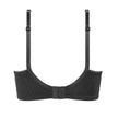 Back view Amoena® Ellen Wire-Free Bra Shown in Black/Nude