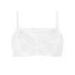 Front view #8725 Amoena® Isabel Camisole Wire-Free Bra Shown in White 