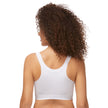 Back view #8750 Amoena® Theraport Post Surgical Bra in White